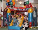 Надувной батут Замок на дне рождения в детском саду Пчёлка
